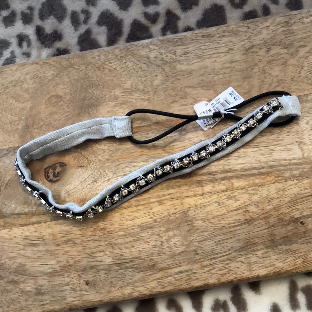2011 77kids Jewel Chain Gray Silver Headband One Size
